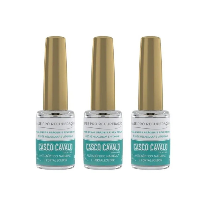 Casco De Cavalo Trop Care Pro Recuperacao 8ml - Kit Com 3un