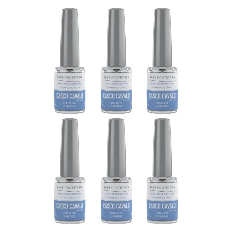 Casco De Cavalo Trop Care Protetora 8ml - Kit Com 6un