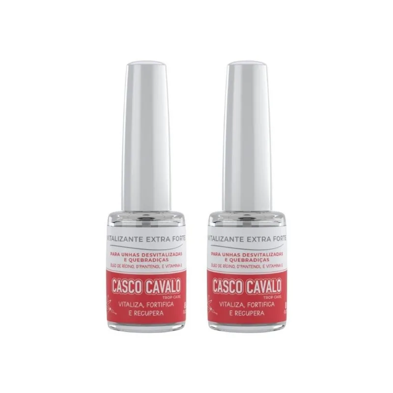 Casco De Cavalo Trop Care Vitaliza Extra Fort 8ml-kit 2un
