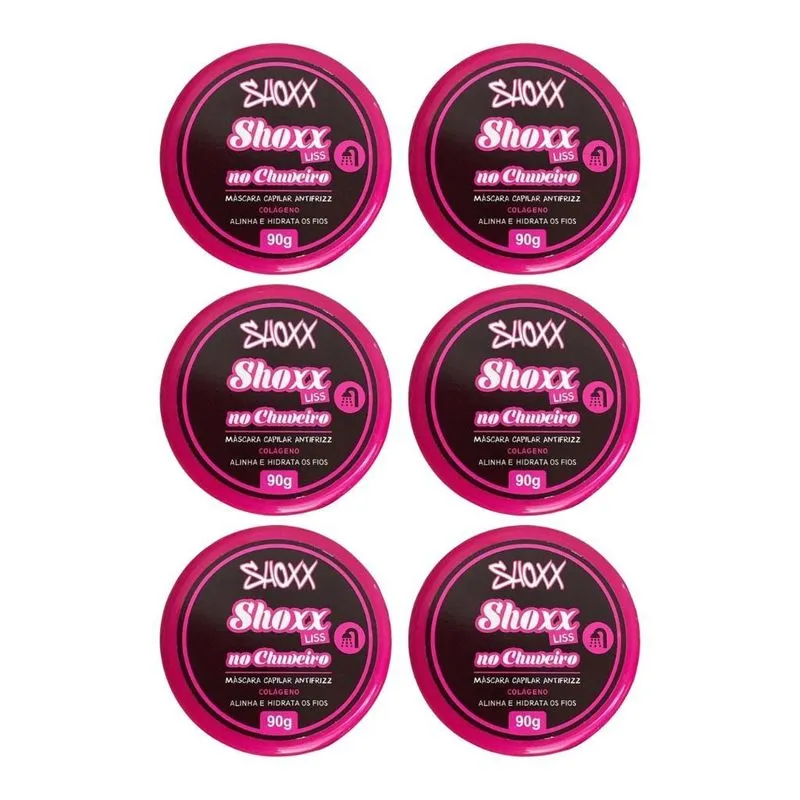 Liss No Chuveiro Shoxx 90g - Kit Com 6un