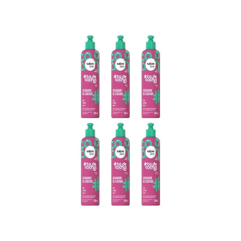 Ativador De Cachos Salon Line 300ml Todecacho Day After- 6un