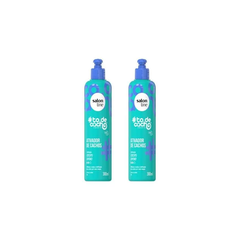 Ativador Cachos Salon Line 300ml Todecacho Crespo Divino-2un