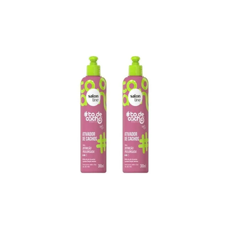 Ativador Cachos Salon Line 300ml Todecacho Def Prolong - 2un