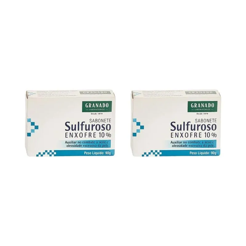 Sabonete Granado 90g Sulfuroso-kit C/2un