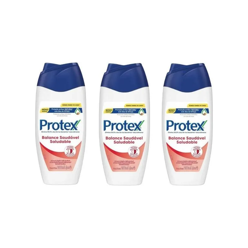 Sabonete Liquido Protex 250ml Balance - Kit Com 3un