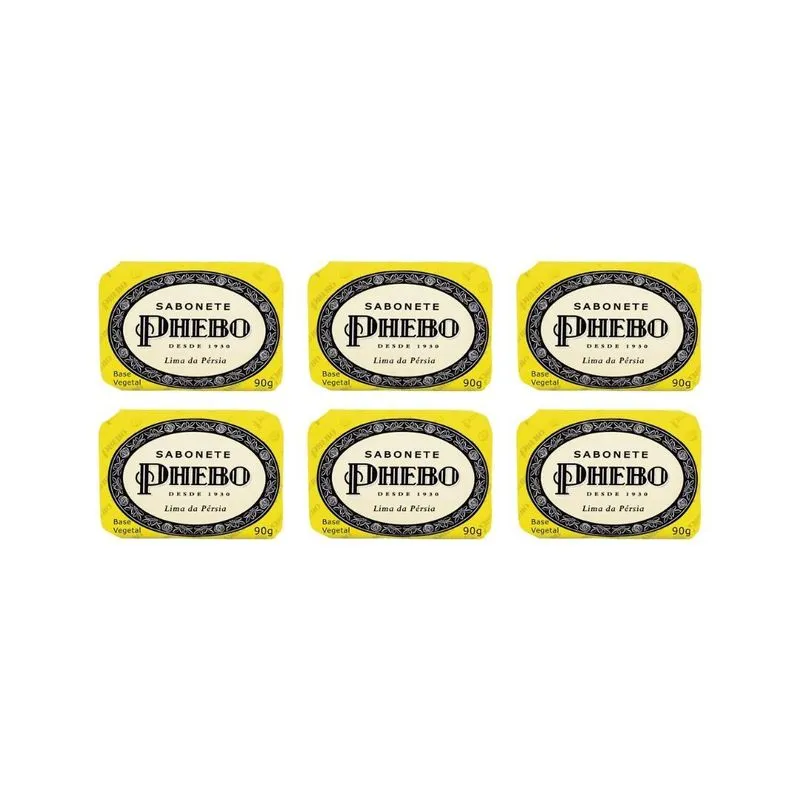 Sabonete Phebo Lima Da Persia 90g - Kit C/6un