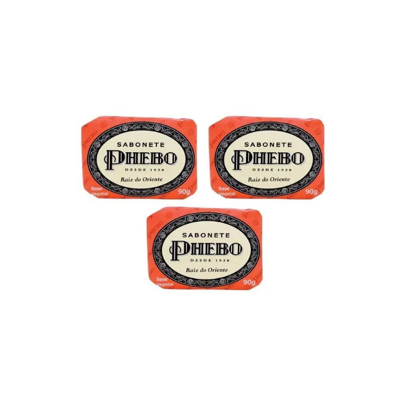 Sabonete Phebo Raiz Oriente 90g - Kit C/3un