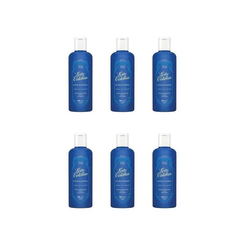 Leite De Colonia 100ml Toque Carinho-kit C/6un