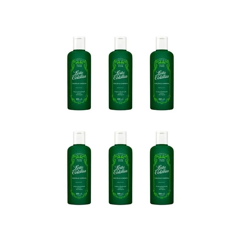 Leite De Colonia 100ml Tradicional-kit C/6un