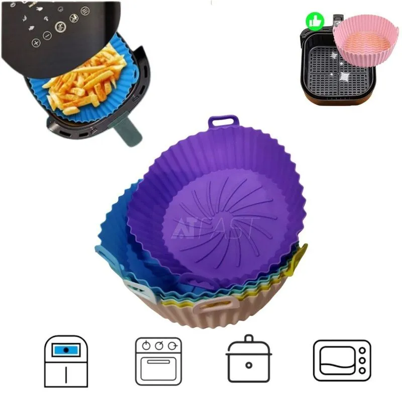 Forro Para Air Fryer Silicone Reutilizável - Aleatório