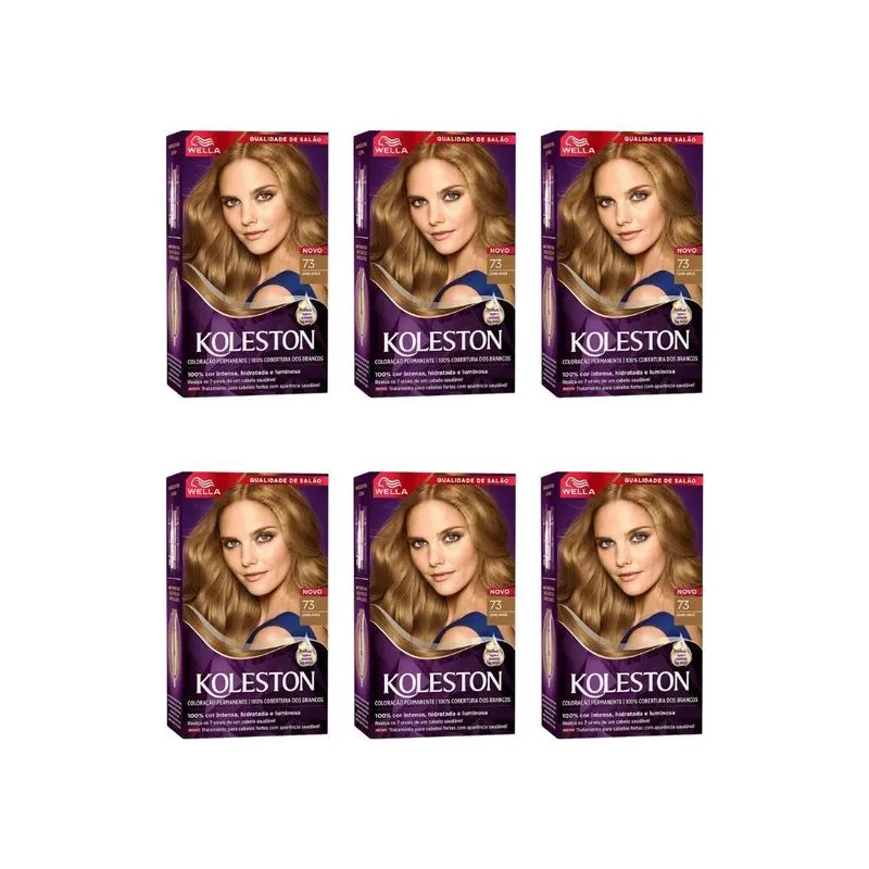 Coloraçao Koleston 73 Louro Avela-Kit C/6Un
