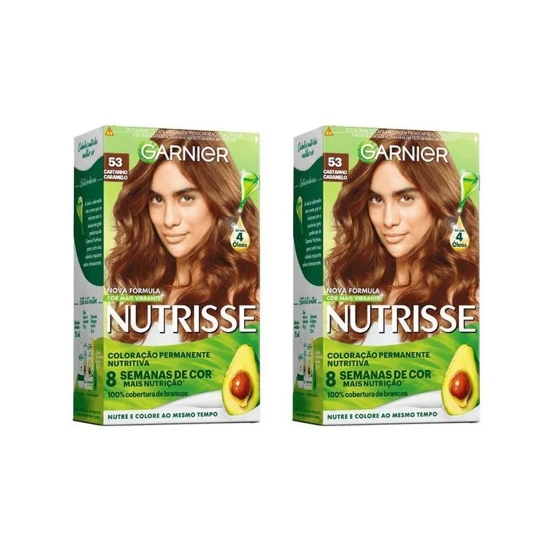 Coloraçao Nutrisse 53 Castanho Cl Dourado/Caramelo-Kit C/2Un