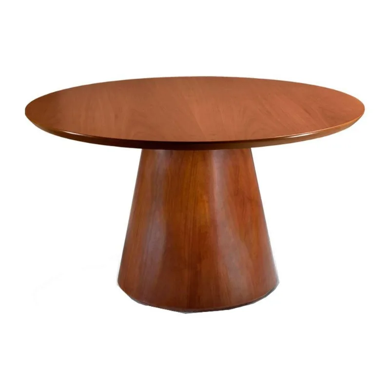 Mesa de Jantar Mogny 8 Lugares Redonda Madeira Maciça 180CM Sallar Home