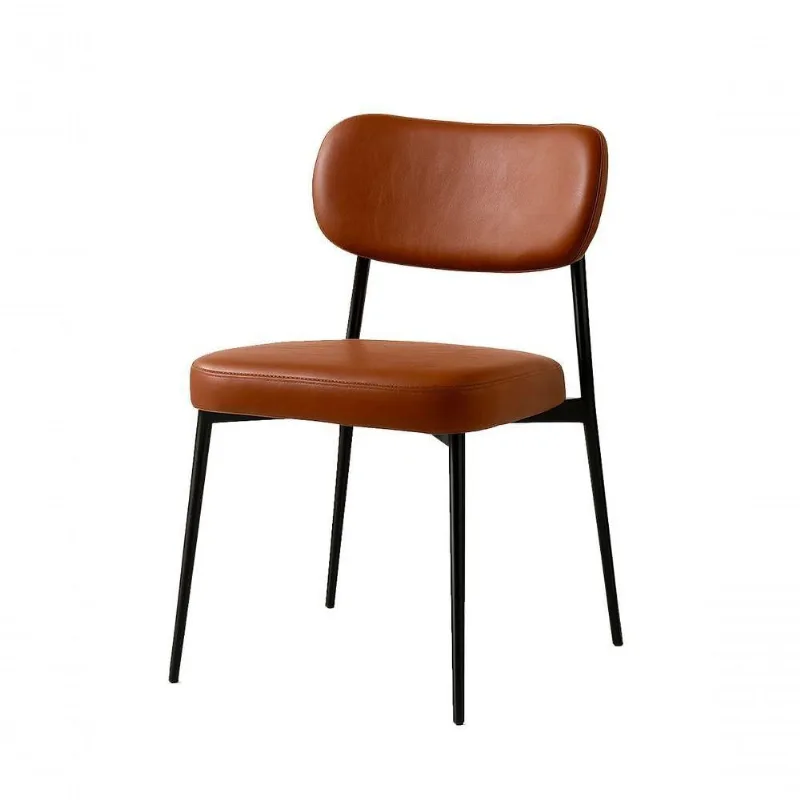 Cadeira Lilly Estrutura Madeira Estofado Courino Café Sallar Home