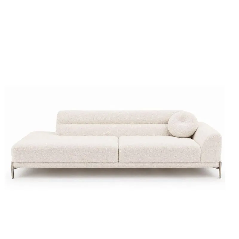 Sofá Arezzo 2 Lugares Terminal Direito 180cm Off White Sallar Home