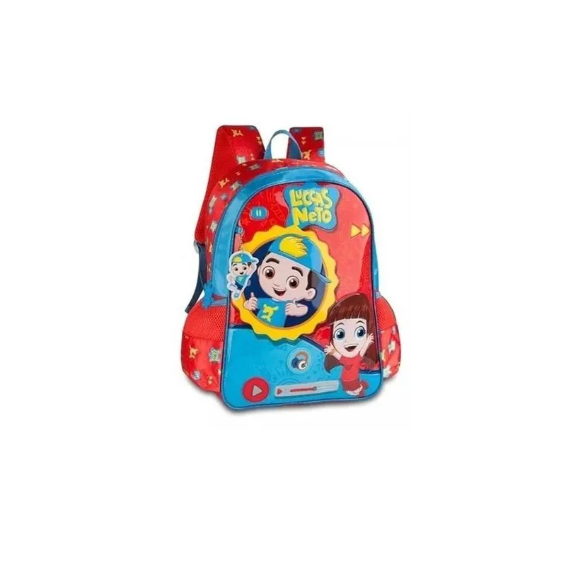Mochila Luccas Neto Costas Clio Infantil Fala 5 Frases