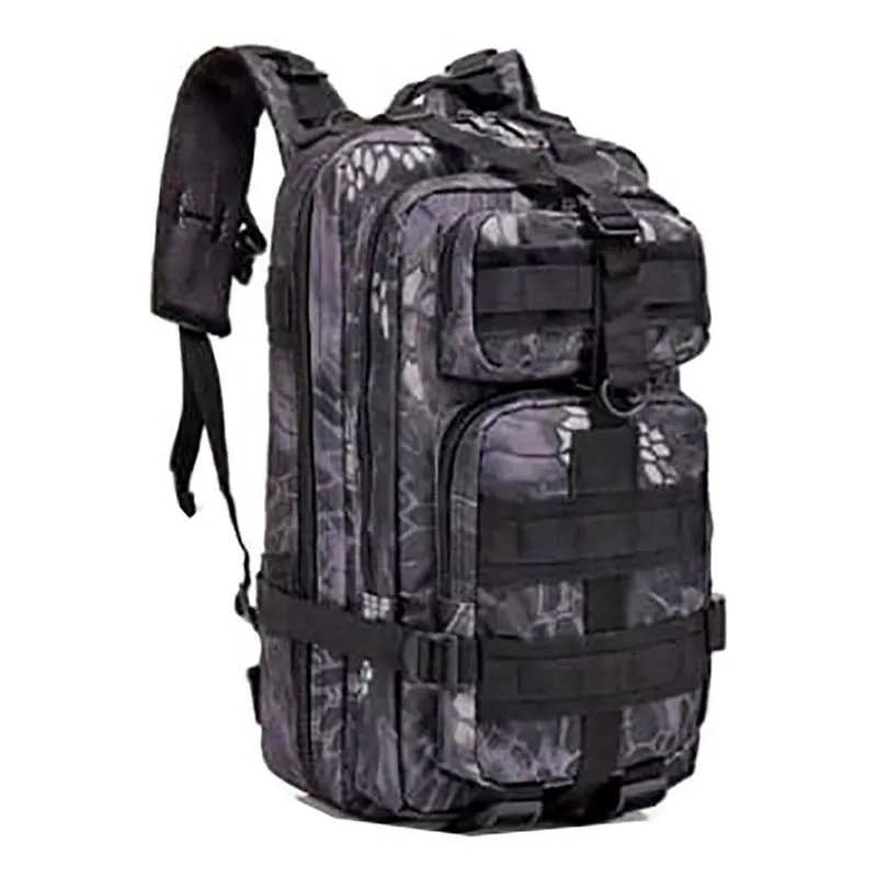 Mochila Camping 40L Militar Trilha Mc1438 Esportiva Camufla