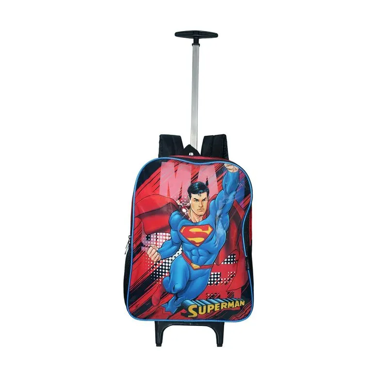 Mochila Super Homen Superman Rodinhas Infantil Crianças Aula
