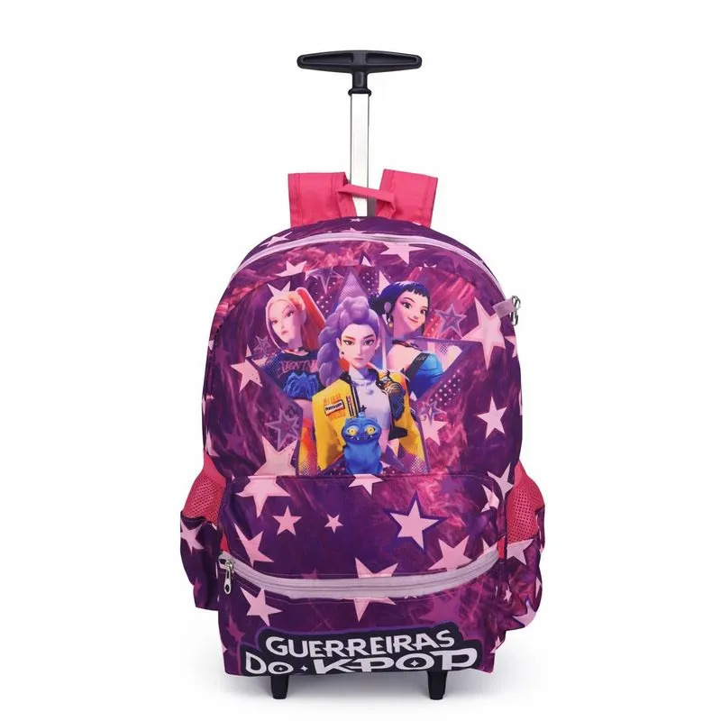 Mochila Guerreiras Do K-pop Juvenil Rodinhas Escolar Aulas