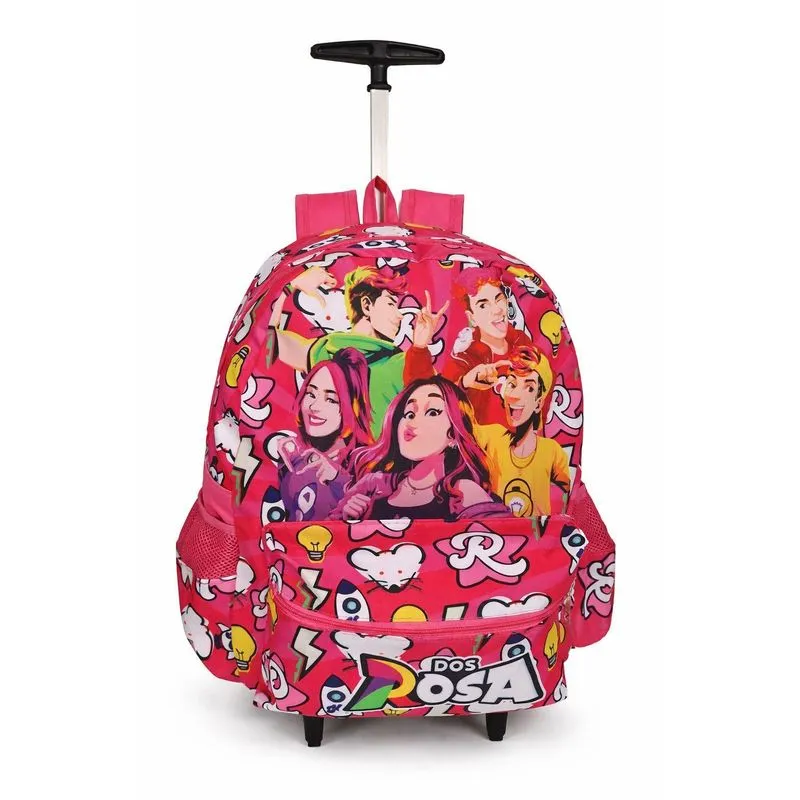 Mochila Emilly Vick Clube Dos Rosa Juvenil Rodinhas Escolar