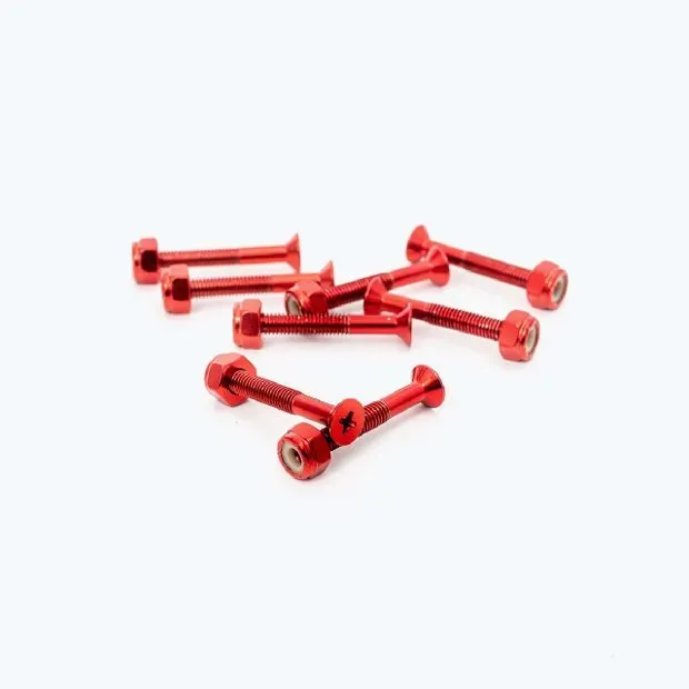 Parafuso de Base Hondar Longboards - 35 MM Vermelho
