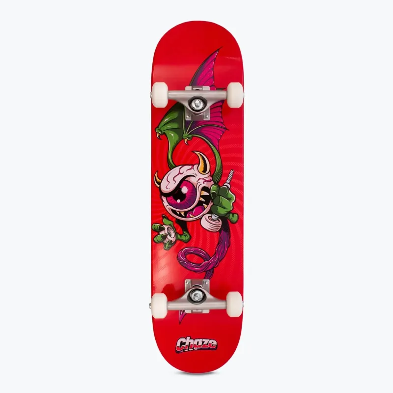 Skate Montado Chaze Monster Iniciante Vermelho