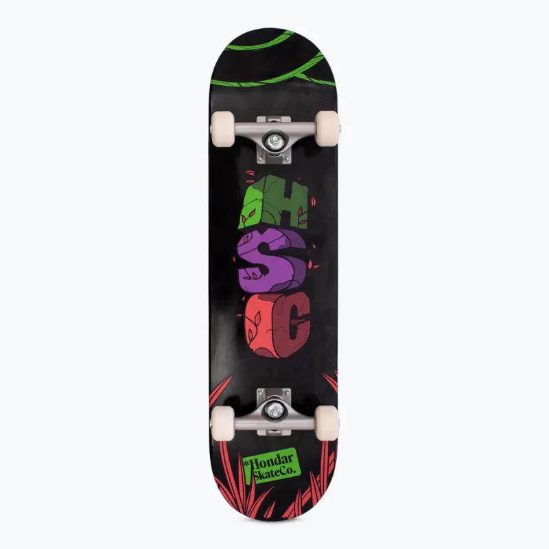 Skate Montado Hondar Iniciante Jungle Preto II