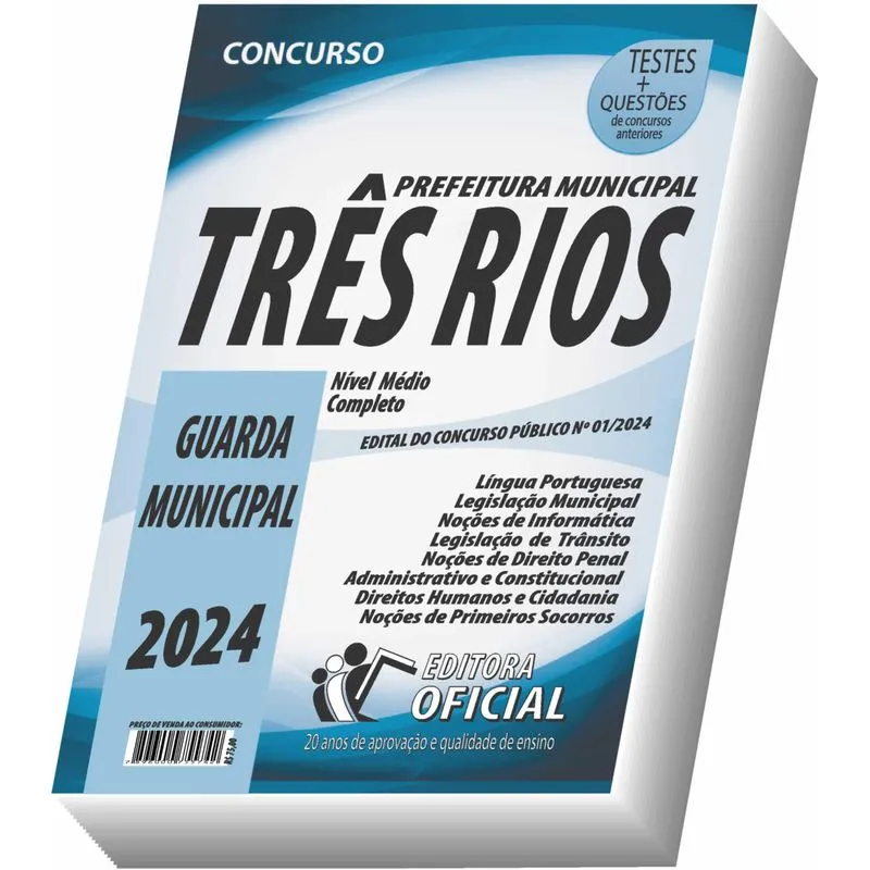 Apostila Prefeitura De Três Rios - Rj - Guarda Municipal
