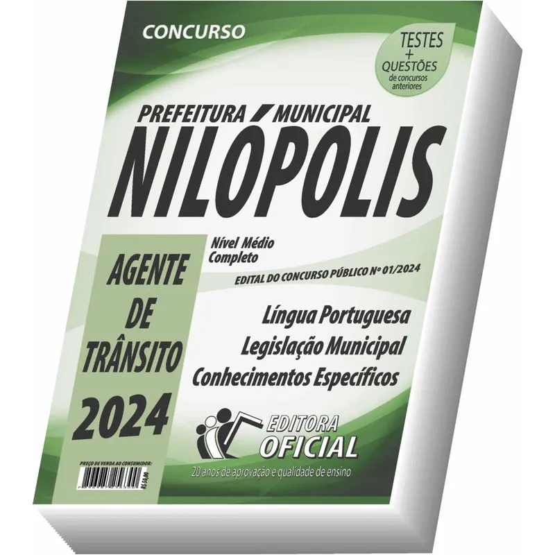 Apostila Prefeitura De Nilópolis - Rj - Agente De Trânsito