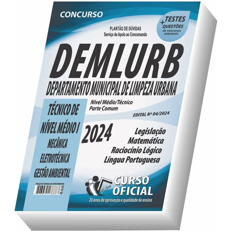 Apostila Demlurb Pjf - Técnico De Nível Médio I Parte Comum