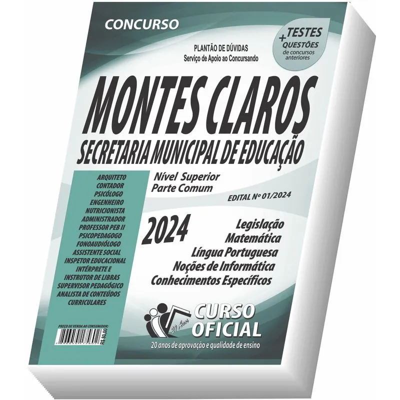 Apostila Montes Claros Nível Superior - Educação Parte Comum
