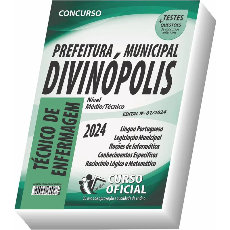 Apostila Prefeitura De Divinópolis Mg Técnico De Enfermagem