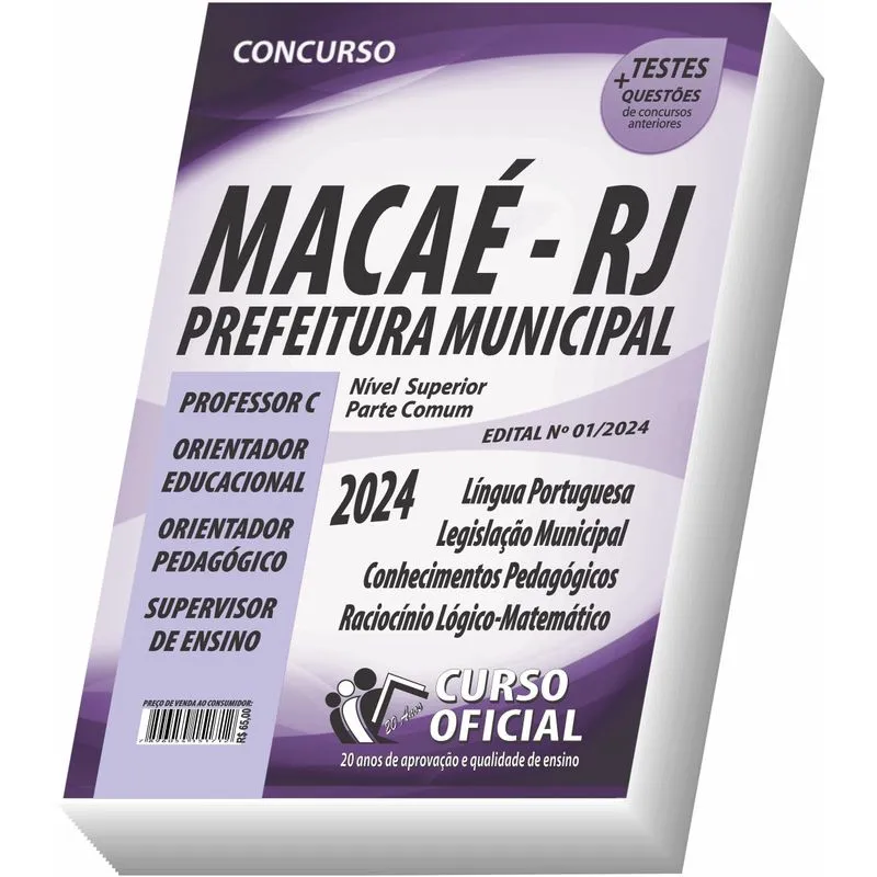 Apostila Macaé - Rj - Professor C - Orientador - Supervisor