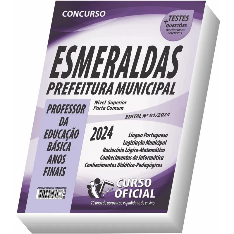 Apostila Esmeraldas Mg Professor - Anos Finais - Parte Comum