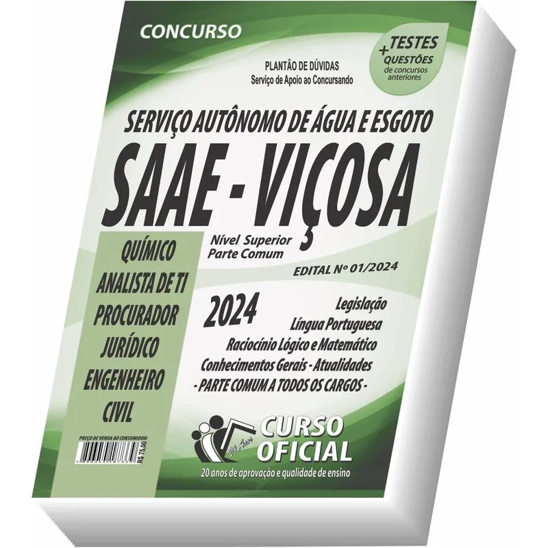 Apostila Saae Viçosa Nível Superior - Parte Comum Aos Cargos