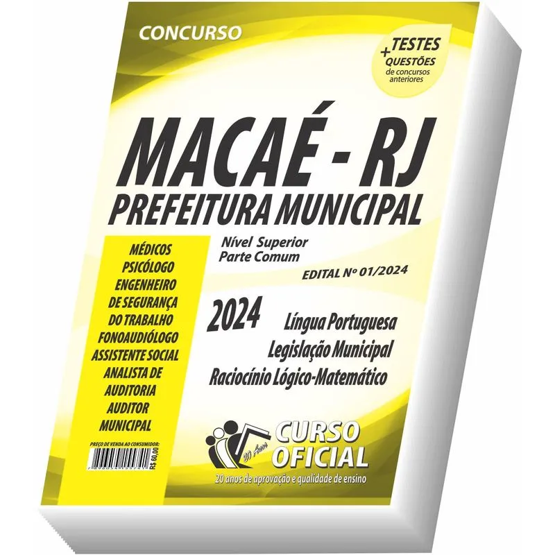 Apostila Macaé Rj - Nível Superior - Parte Comum Aos Cargos