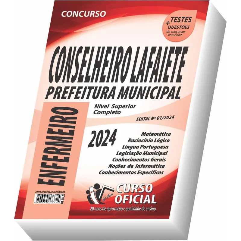 Apostila Prefeitura De Conselheiro Lafaiete Mg - Enfermeiro
