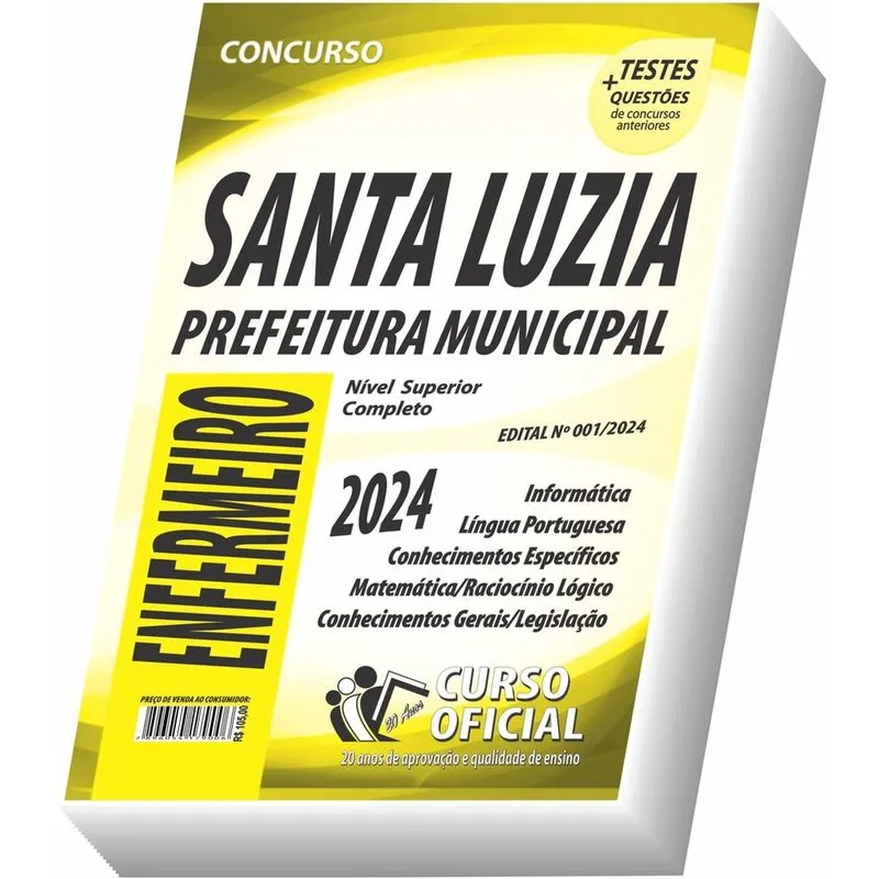 Apostila Prefeitura De Santa Luzia - Mg - Enfermeiro