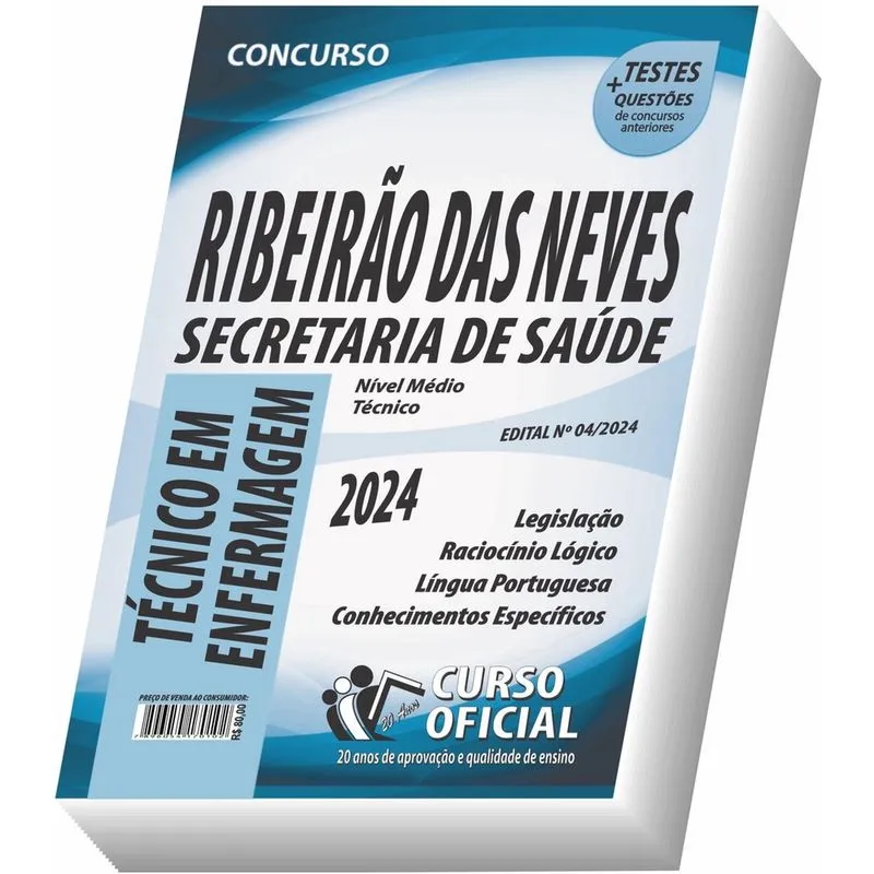 Apostila Ribeirão Das Neves - Mg - Técnico Em Enfermagem
