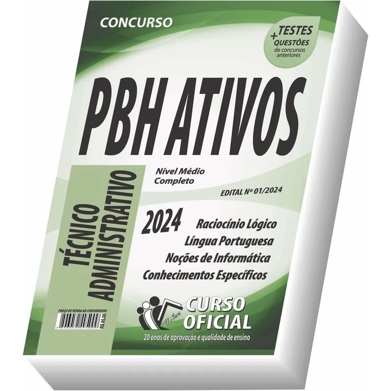Apostila Pbh Ativos - Técnico Administrativo
