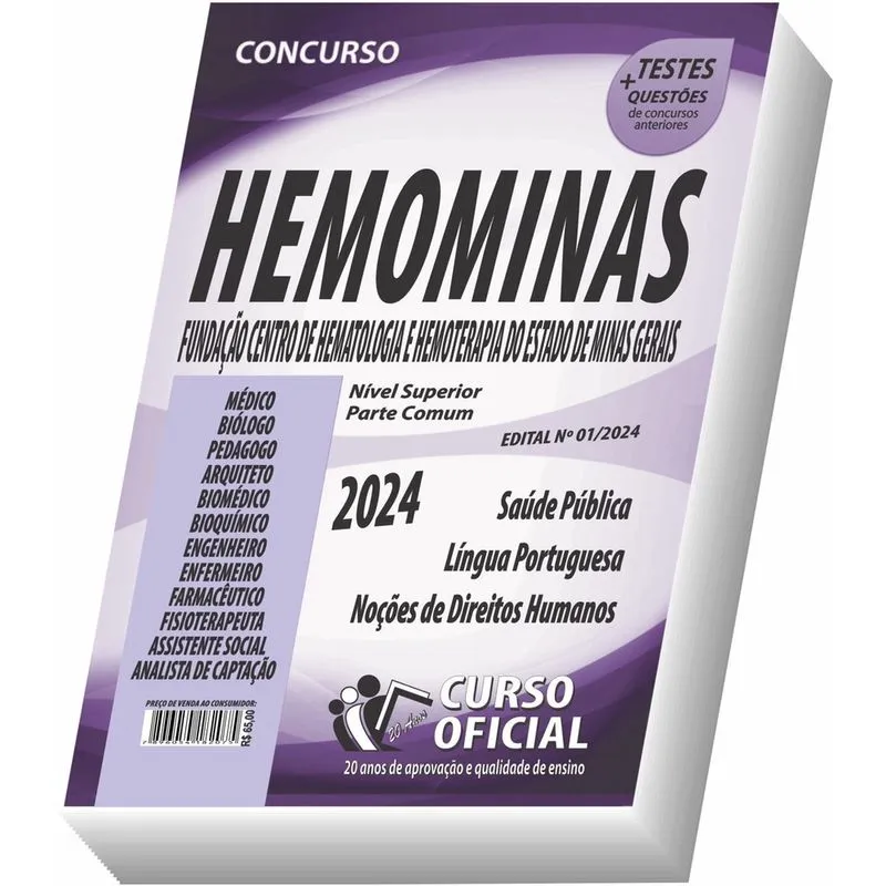 Apostila Hemominas - Nível Superior - Parte Comum Aos Cargos