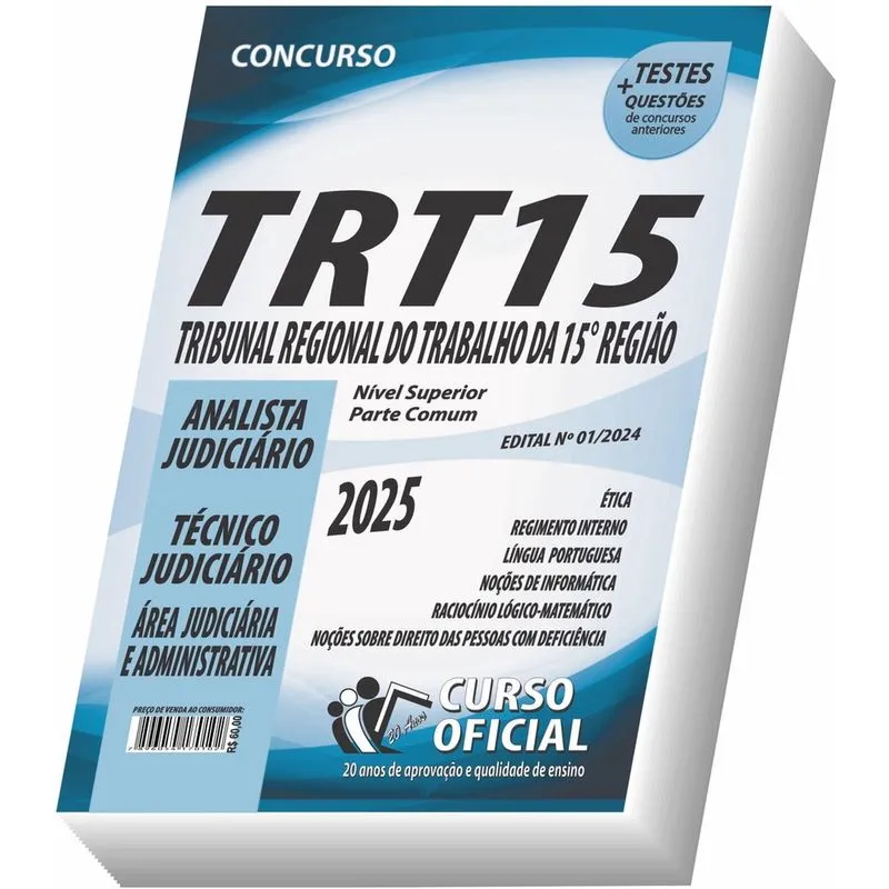 Apostila Trt 15 Analista E Técnico Judiciário - Parte Comum