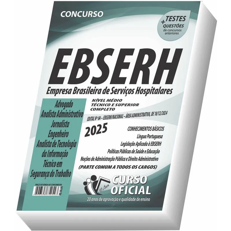 Apostila Ebserh - Área Administrativa - Parte Comum