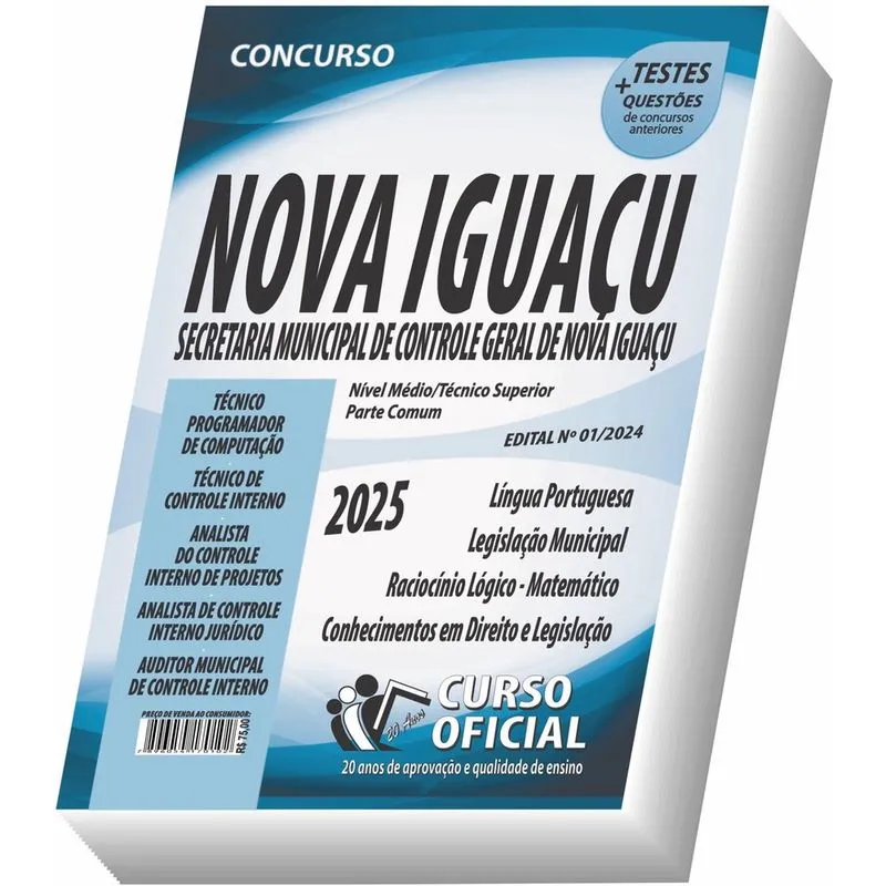 Apostila Nova Iguaçu Cgm Médio/Técnico Superior Parte Comum