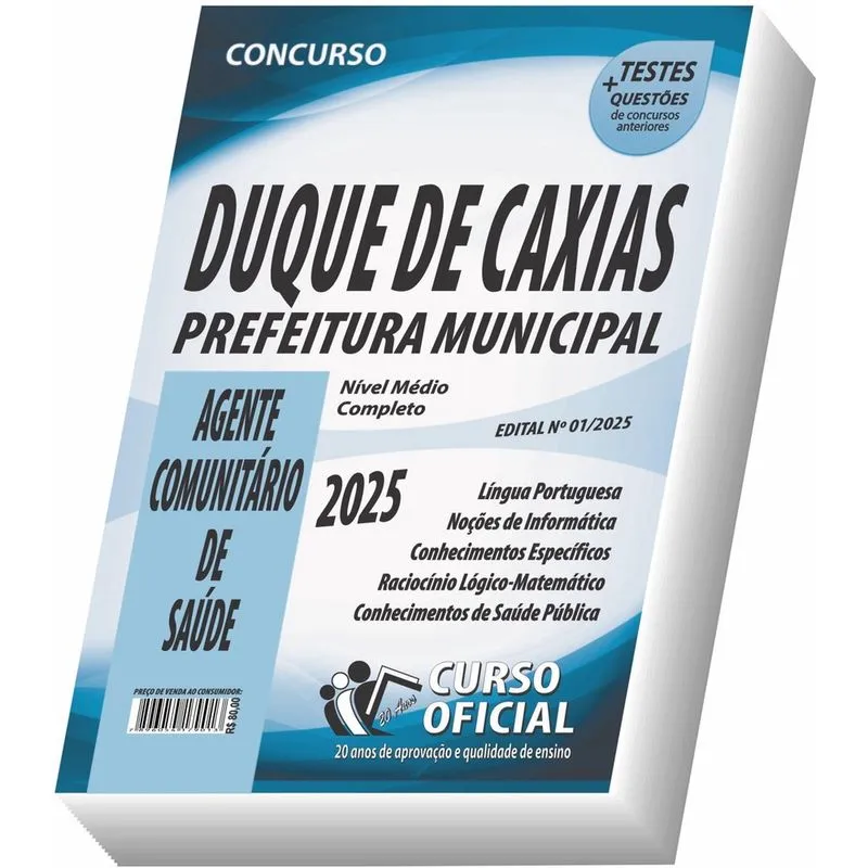 Apostila Duque De Caxias - Rj - Agente Comunitário De Saúde