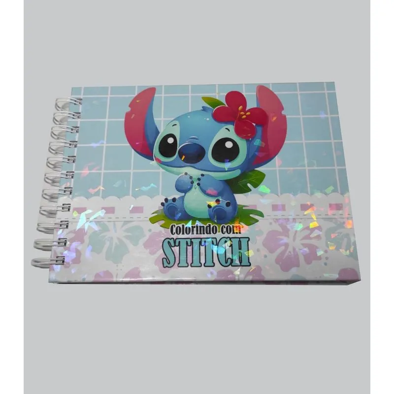 Livro De Colorir Stitch Premium 50 Paginas De Desenhos
