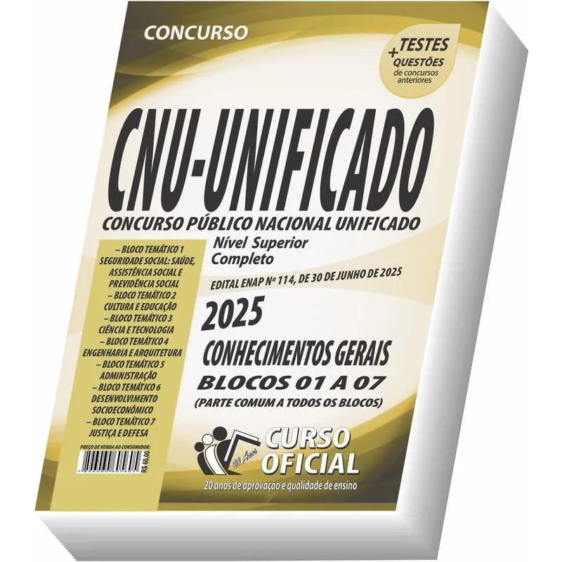 Apostila Cnu Bloco 1 A 7 Nível Superior Parte Comum