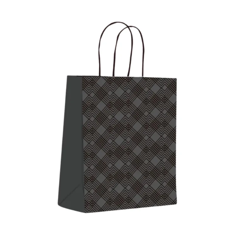 Sacola Papel 22,5x31,5x10 com Alça Black RV0490 Scrity - 10UN