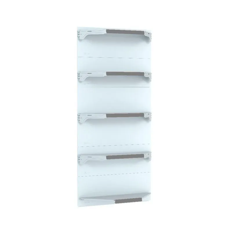 Kit 5 Bandejas Para Gondola Canto 170 Fit 40/60 Branco Pe Ci