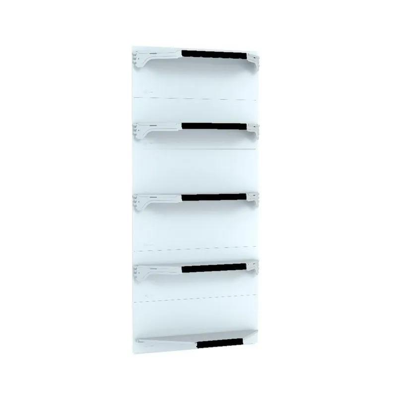 Kit 5 Bandejas Para Gondola Canto 170 Fit 40/60 Branco Pe Pr